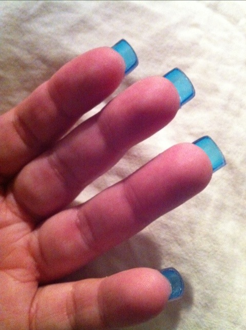 blå naglar 2